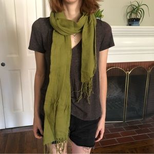 Green scarf